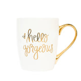 Hello Gorgeous Gold Coffee Mug