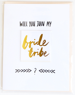 Will you Join My Bride Tribe (with tattoo) +$9